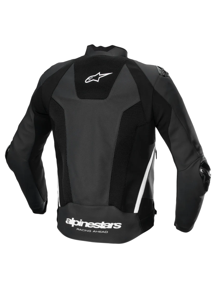Alpinestars Missile V3 Airflow Leather Jacket Black/White
