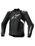 Alpinestars Missile V3 Airflow Leather Jacket Black/White