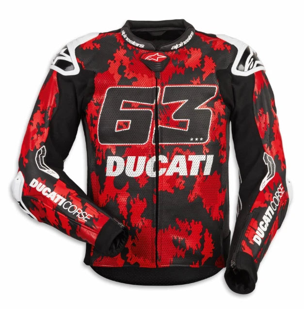 Ducati Replica MotoGP FB63 Leather Jacket Limited Addition