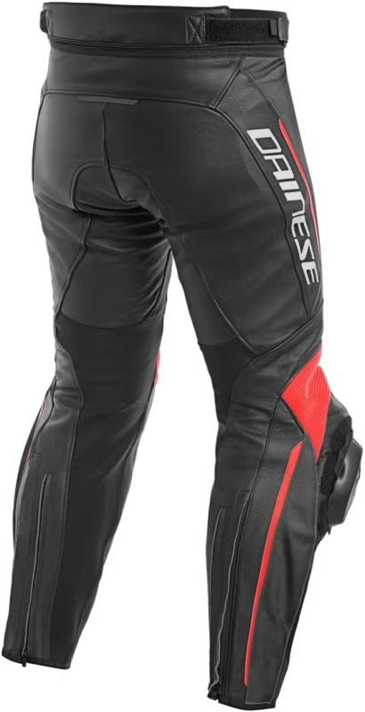 Dainese Delta 3 Ladies Motorcycle Leather Pants black/red