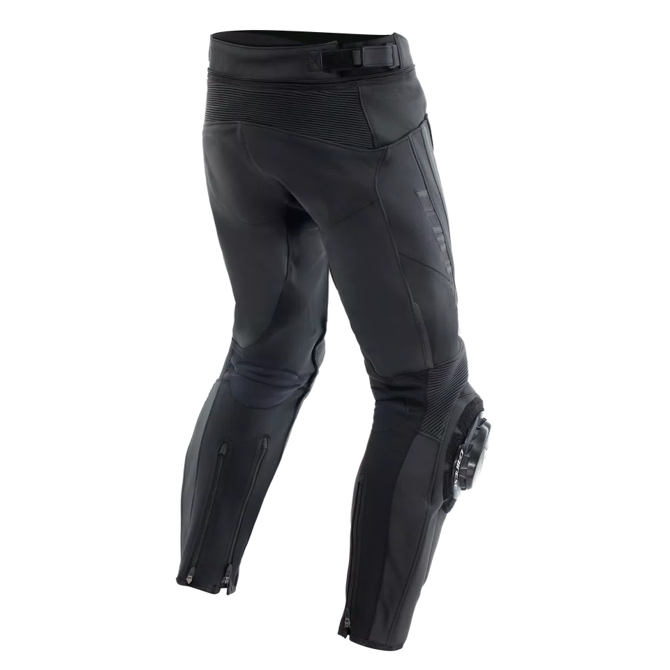 MEN MOTORCYCLE PERFORATED LEATHER PANTS
