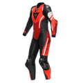 WOMEN'S ONE-PIECE PERFORATED LEATHER MOTORCYCLE SUIT