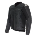 MEN PERFORATED LEATHER MOTORCYCLE JACKET